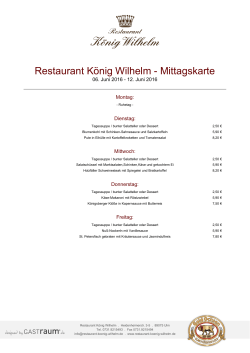 Restaurant König Wilhelm