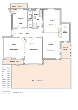 Wohnung Plan 1 OG rechts Ex-Lüthgerath