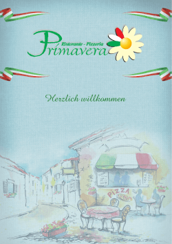 Speisekarte-PDF - Primavera Plauen