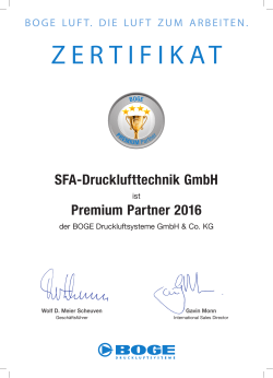 Premium Partner 2016 - SFA
