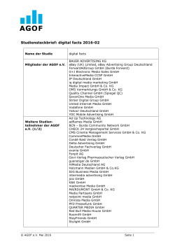 Studiensteckbrief: digital facts 2016-02