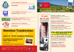 veranstaltung Juni 2016 - Weinstadt