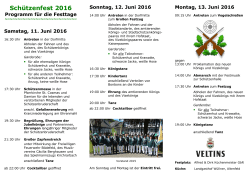 Schützenfest 2016 - Schützenbruderschaft St. Vitus Bödefeld