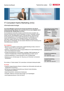 IT Consultant Hybris Marketing (m/w)