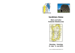 Sardinien-Reise - Freiämter Weinfreunde