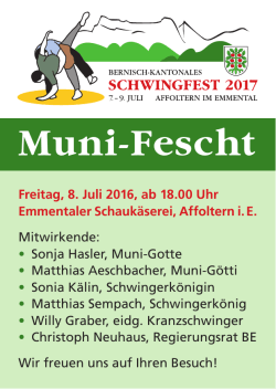 Muni-Fescht - schwingfestaffoltern.ch