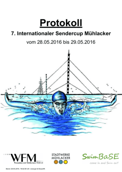 Protokoll Mühlacker