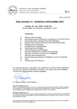 Einladung