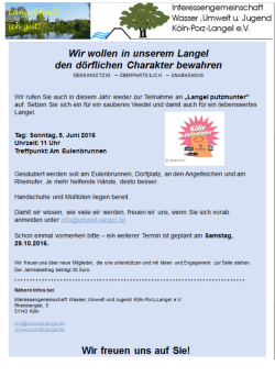 Information? Hier klicken!