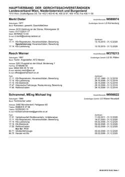 Druckansicht - Hauptverband
