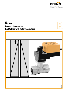 Product Information Ball Valves With Rotary Actuators
