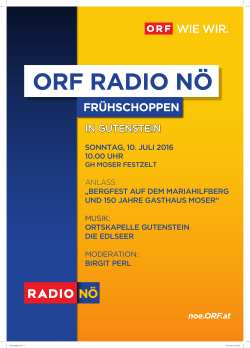 Radio NÖ Frühschoppen