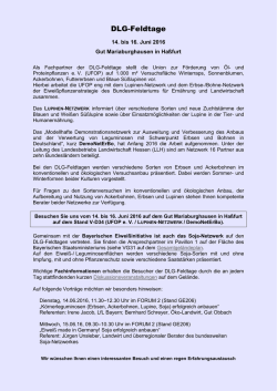 DLG-Feldtage - Lupinen