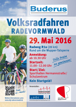 Flyer - 700 Jahre Radevormwald