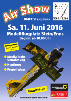 UMFC Stein/Enns Beginn: ab 10.00 Uhr