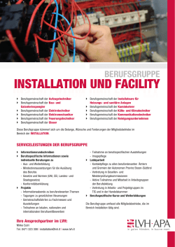 installation und facility