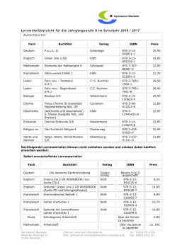 Jahrgang 6 - Gymnasium Bleckede
