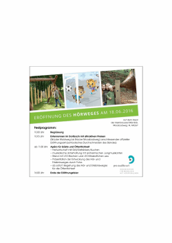 Festprogramm - pro audito uri