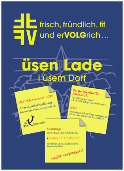 i &uuml;sem Dorf - STV