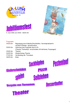 Jubilaeumsfest 2016 - Winterthur