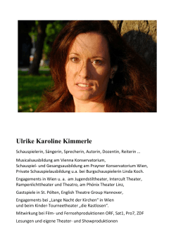 Ulrike Karoline Kimmerle - Wien