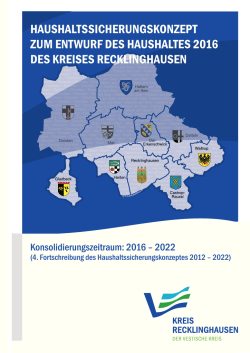 Haushaltssicherungskonzept
