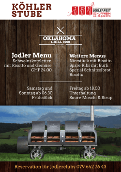Flyer ansehen - Oklahoma Grill 1000