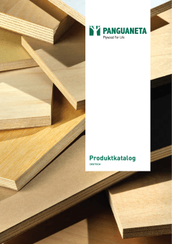 Produktkatalog - Panguaneta Plywood