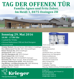 tag der offenen tür