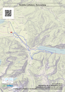 Handbike Linthebene - Kerenzerberg