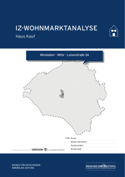 IZ-Wohnmarktanalyse - Immobilien Zeitung