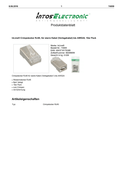 Produktdatenblatt
