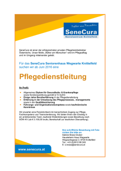 Pflegedienstleitung