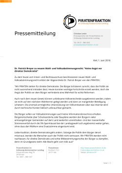 Pressemitteilung