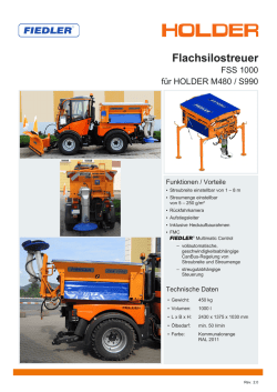 Infoblatt FSS 1000 M-/S-Reihe