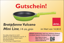 Gutschein Minipfanne Vulcano