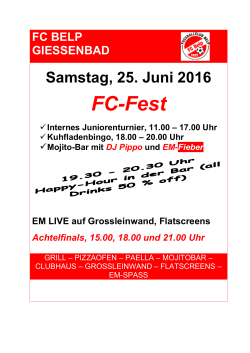 FC-Fest - FC Belp