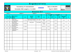 E rgebnisliste - AMC Giessen im ADAC eV