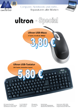 Ultron USB-Maus Ultron USB-Tastatur - mc