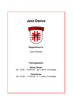 Jazz-Dance - TV Friesen