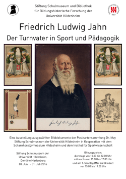Friedrich Ludwig Jahn - Universität Hildesheim