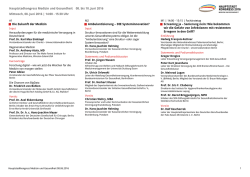 Hauptstadkongress Medizin und Gesundheit 08. bis 10. Juni 2016