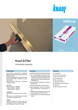 K462 - Knauf FormBar