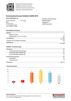 Vereinsabrechnung_G300 - Sportschützen Grauholz
