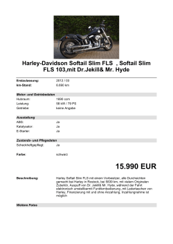 Detailansicht Harley-Davidson Softail Slim FLS