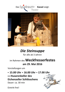 Die Steinsuppe im Rahmen des Weckfresserfestes