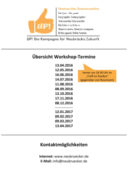 Die weiteren Termine als PDF