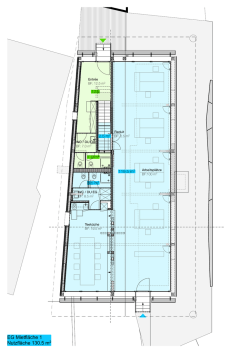 EG Mietfl&auml;che 1 Nutzfl&auml;che 130.5 m2