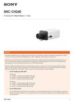 SNC-CH240 Brochure