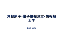 W - 東京大学理学系研究科 上田研究室